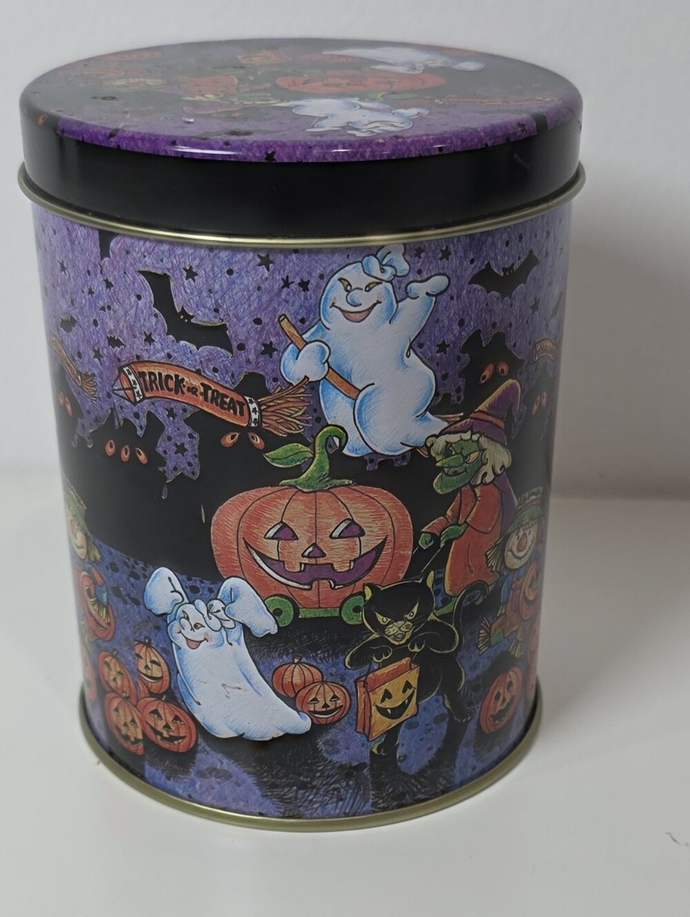 🎃 Vintage Halloween Tin Small - Picture 1 of 5